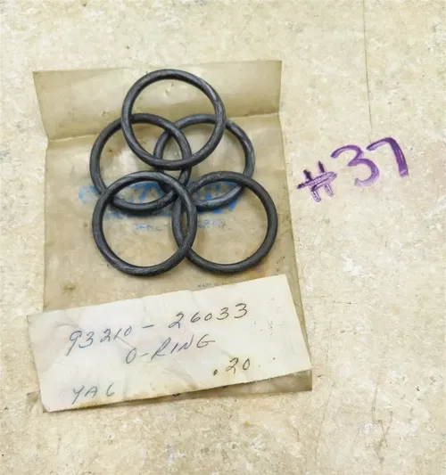 93210-26033 Yamaha LOT OF 5 O-Ring 1966-1983 Dt1,DT2, DS6, XZ550R AP-190 #37