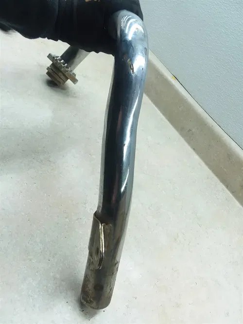 Yamaha 650 XS XS650 Original Left Exhaust Header Pipe 1975 PA AP-