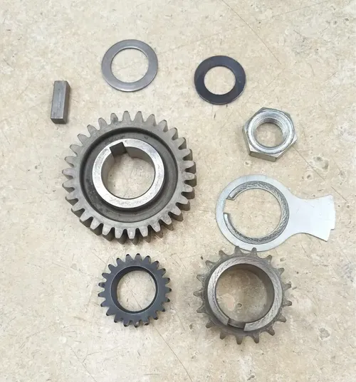Yamaha 500 TT TT500 Engine Crank Case gears 1977 1978 PA AP-155