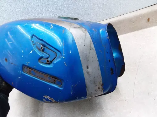 Honda 90 SL90 Original Blue Gas Fuel Tank 1969