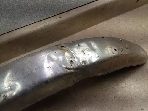 Honda SL350 Bent Front Fender Customized 1972 PA RP-