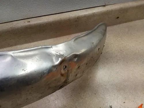 Honda SL350 Bent Front Fender Customized 1972 PA RP-