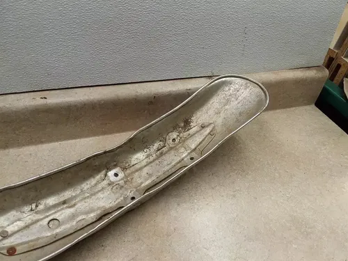 Honda SL350 Bent Front Fender Customized 1972 PA RP-