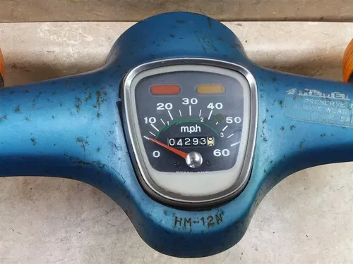 Honda C70 Passport 1972 OEM Handlebars Switch Speedometer Signals Unit PA RP-1