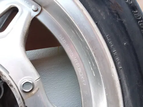 VTG 1978 Honda GL1000 Rear Wheel & Tire 1979 PA AP-300