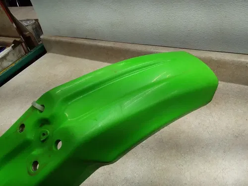 Kawasaki KX80 KDX80 Original Front Fender & Mount Unit 1987 RP-