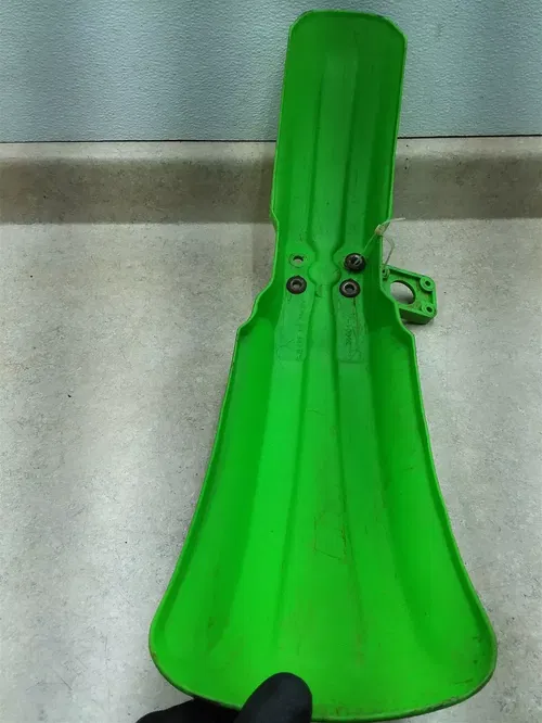 Kawasaki KX80 KDX80 Original Front Fender & Mount Unit 1987 RP-