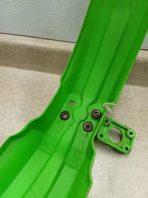 Kawasaki KX80 KDX80 Original Front Fender & Mount Unit 1987 RP-