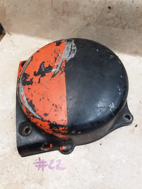 Yamaha YZ125 MX175 Engine Left Stator Cover 1974 1975 #22 AP-247