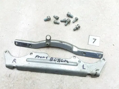 Honda CX500 Custom Carburetor Mount Brackets & Screws 1979 #7 UO AP-396