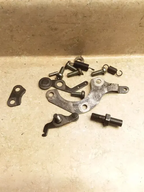 Kawasaki KDX400 Engine Shift Drum Forks Case Hardware 1979 1980 PA AP-333