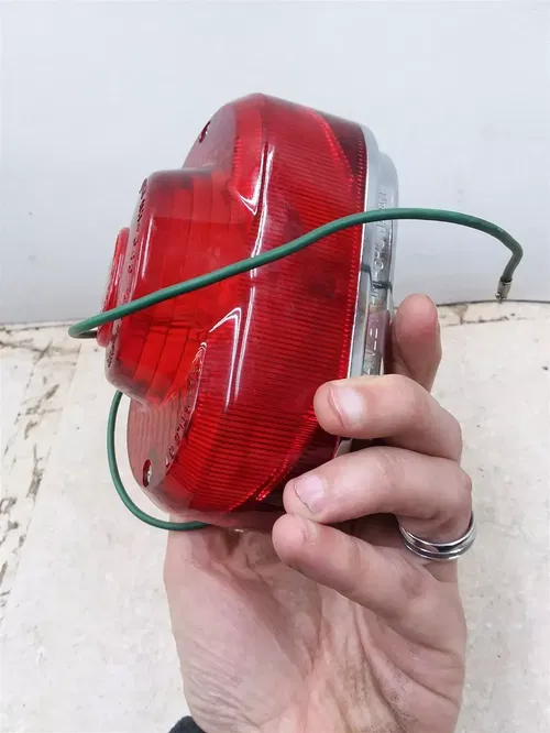 Honda NOS Stanley HM-5RC Taillight Base & Lens Unit CL77 CB77 CT90 ? 60s PA RP-