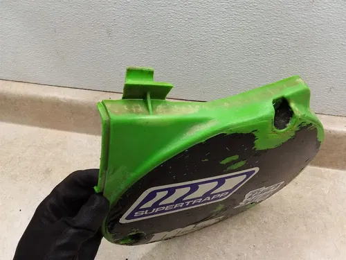 Kawasaki KX125 KX420 Left Side Cover Panel 1980 1981 RP