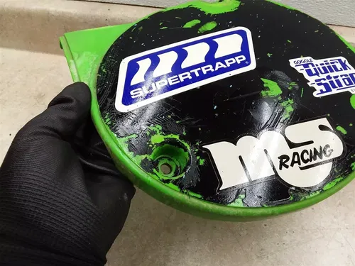 Kawasaki KX125 KX420 Left Side Cover Panel 1980 1981 RP
