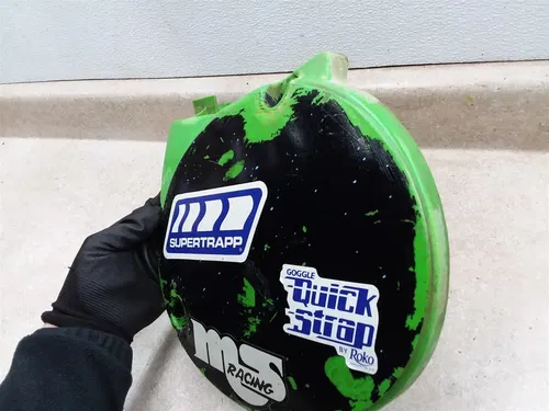 Kawasaki KX125 KX420 Left Side Cover Panel 1980 1981 RP