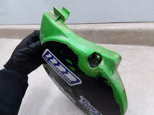 Kawasaki KX125 KX420 Left Side Cover Panel 1980 1981 RP