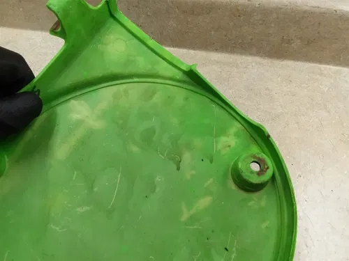 Kawasaki KX125 KX420 Left Side Cover Panel 1980 1981 RP