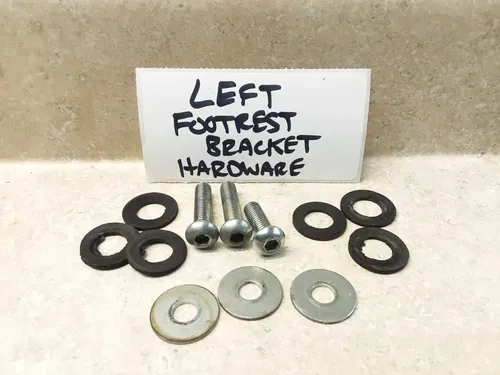1995 Suzuki GSXR 1100 Left Footrest Mount Bracket Hardware GSXR1100-W PA AP-304