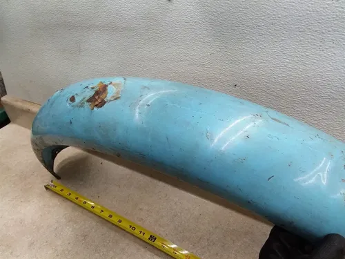 Triumph T120 ? TR6 ROLLED British Ribbed OEM Front Fender 1950s 1960s RP-8