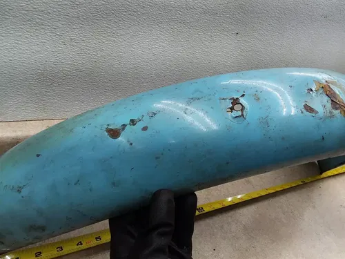 Triumph T120 ? TR6 ROLLED British Ribbed OEM Front Fender 1950s 1960s RP-8
