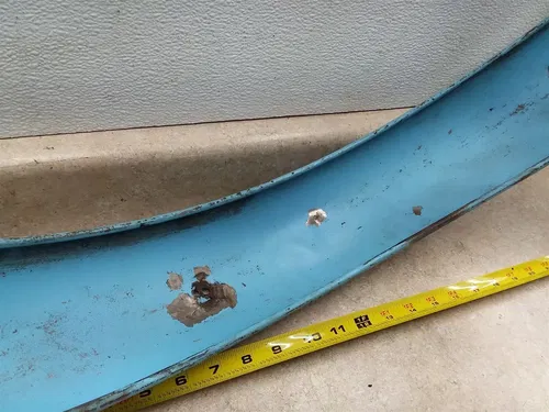Triumph T120 ? TR6 ROLLED British Ribbed OEM Front Fender 1950s 1960s RP-8
