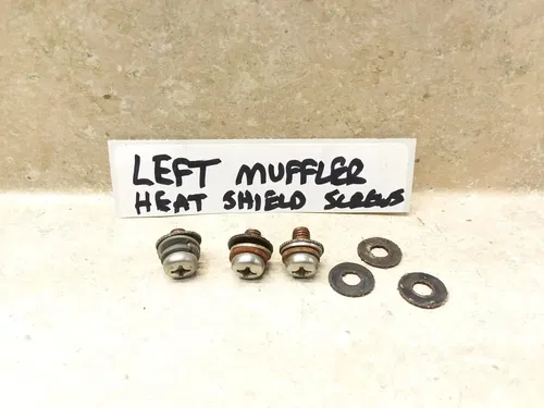 VTG 1978 Honda GL1000 Left Muffler Heat Shield Screws & Washers 1979 PA AP-300