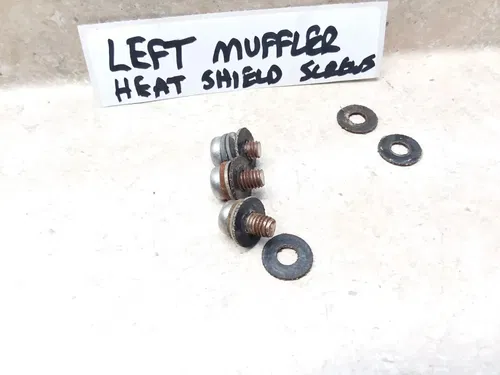 VTG 1978 Honda GL1000 Left Muffler Heat Shield Screws & Washers 1979 PA AP-300