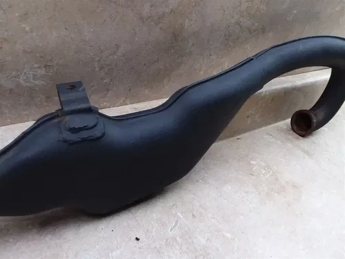 Kawasaki 250 TRIALS KT250 Good Original Stock Exhaust Muffler Chamber 1975