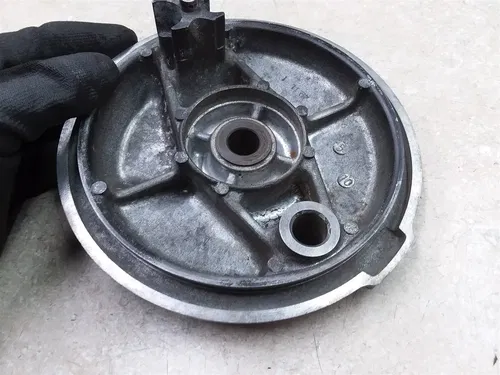 Honda ELSINORE CR250M CR250-M Front Wheel Brake Plate Good 1973 1974 PA AP-330