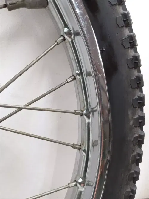 Suzuki 185 TS TS185 Good Chrome Front Wheel rim 1974 PA AP-132
