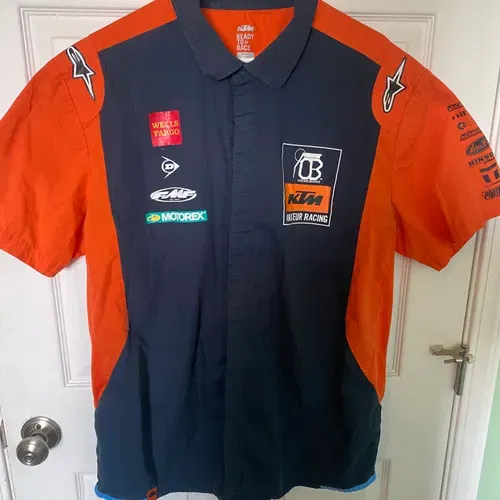 Ktm Orange Brigade Team Pit Shirts 