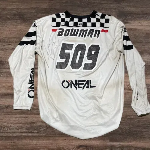 Military Appreciation Night Autographed /Race Worn Aaron Plessinger Jersey