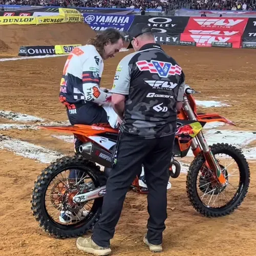 Military Appreciation Night Autographed /Race Worn Aaron Plessinger Jersey