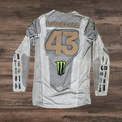 Military Appreciation Race Worn Seth Hammaker Monster Energy/Pro Circuit Jersey