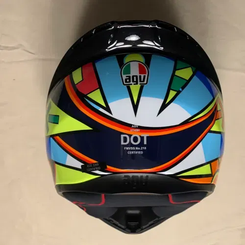 AGV Rossi Size Large K-1 Soleluna Helmet