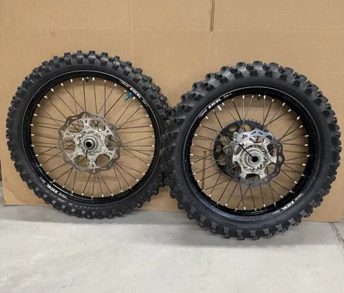 2024 KTM 250 SX-F  Wheel Set OEM Excel Black Rims 125-450 XC SXF XCF FC #5417