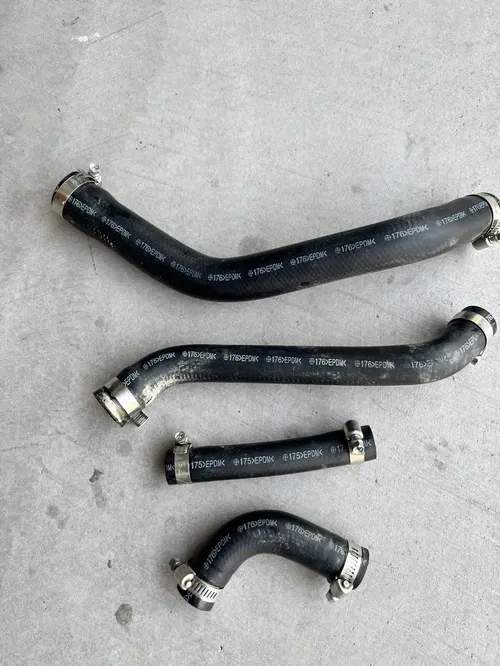 2018 Yamaha YZ450F Radiator Hoses Coolant Lines Clamps 18-22 YZ 450F. #3101