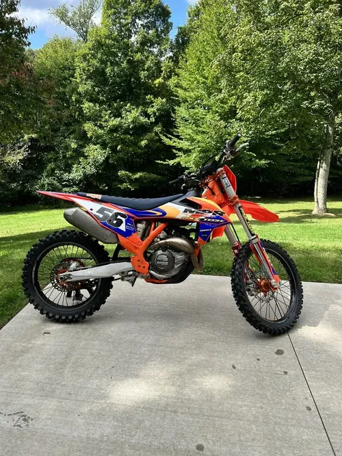 2020.5 KTM 450 SXF Factory Edition Akrapovic Silencer Exhaust Header #3835