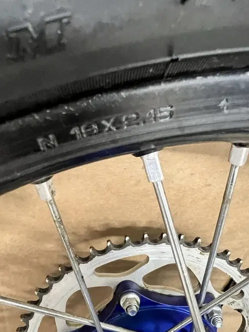 2022 Honda CRF450R OEM DID DirtStar Wheel Tire Set Black  Front/Rear #0315