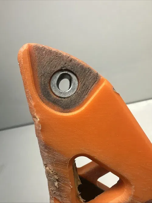 2012 KTM 300XC TM Designworks Rear Chain Guide Guard Orange