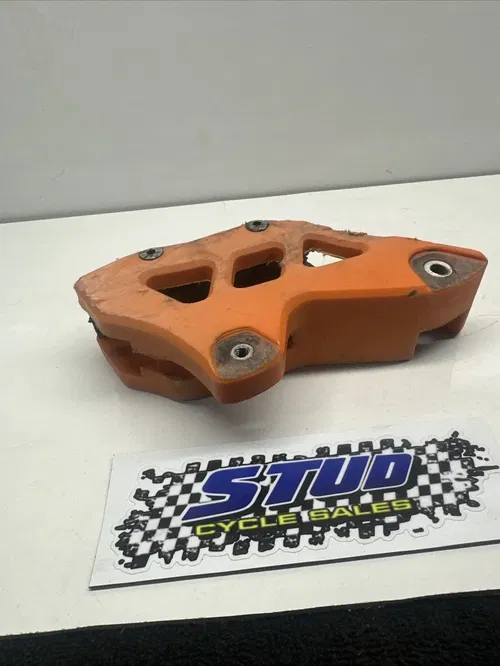 2012 KTM 300XC TM Designworks Rear Chain Guide Guard Orange