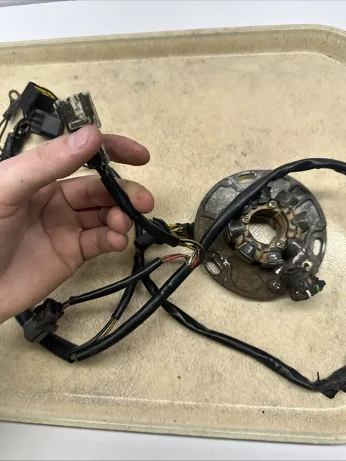 1998 Kawasaki Kx250 Kx 250 Stator Flywheel Wire Harness Electrical Rotor Coil