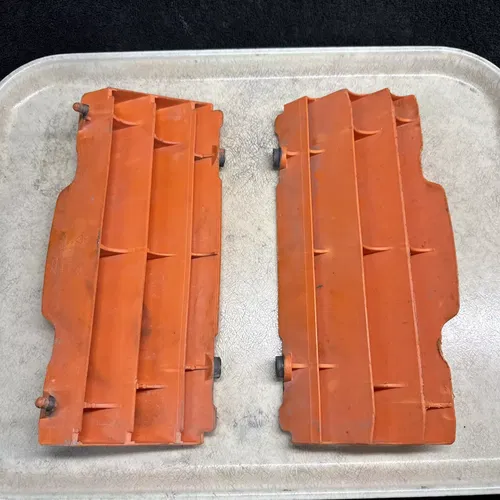 2011 Ktm Sxf Sx-f 250 Left or Right Radiator Guard Shield Louver Vent Orange