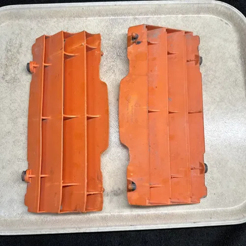 2011 Ktm Sxf Sx-f 250 Left or Right Radiator Guard Shield Louver Vent Orange