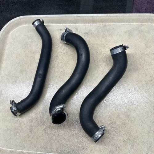 2023 KTM 250SXF Radiator Hoses Kit Cooling Pipes Clamps Lines Black OEM 250 SXF