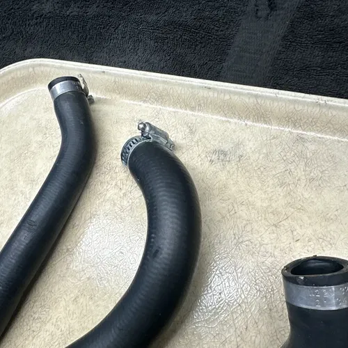 2023 KTM 250SXF Radiator Hoses Kit Cooling Pipes Clamps Lines Black OEM 250 SXF