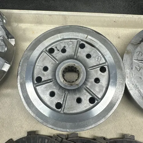 Suzuki 05-07 Rmz450 2007 Rmz450z Complete Clutch Plates Basket Hub Nuts Bearings