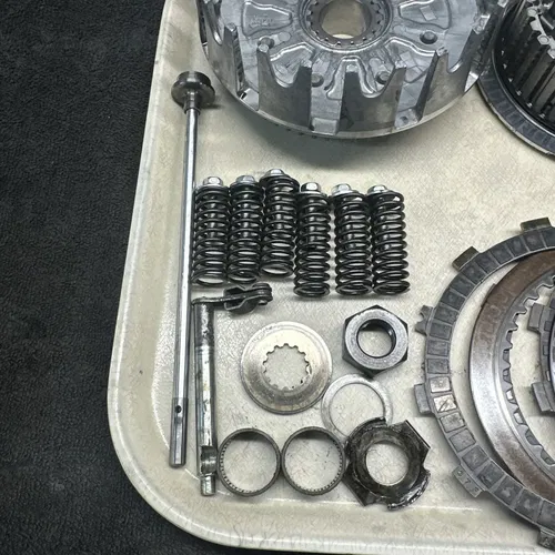 Suzuki 05-07 Rmz450 2007 Rmz450z Complete Clutch Plates Basket Hub Nuts Bearings