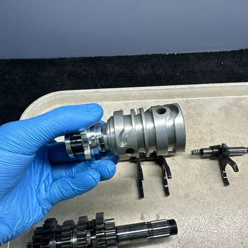 2011 KTM 250 SXF Transmission Shafts with Gears Shift Forks and Drum
