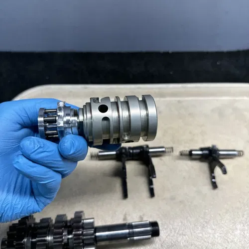 2011 KTM 250 SXF Transmission Shafts with Gears Shift Forks and Drum